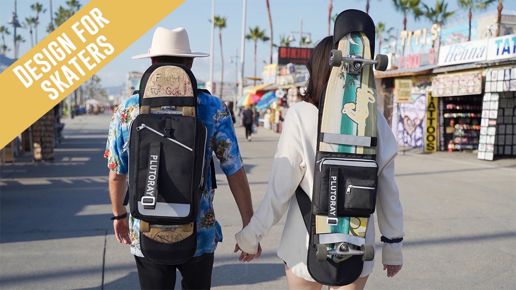 PLUTORAY:World's 1st Backpack Specially Designed For Skaters project video thumbnail