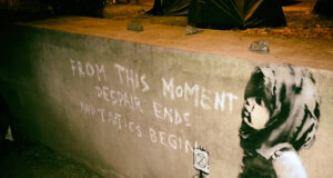 Banksy Marble Arch London