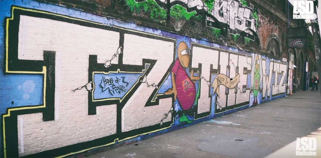 Iz the Wiz Graffiti